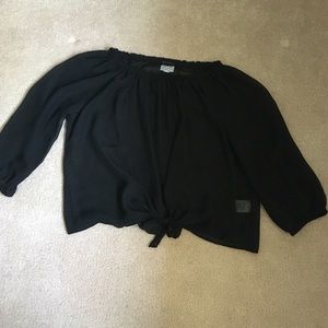 Black blouse from target