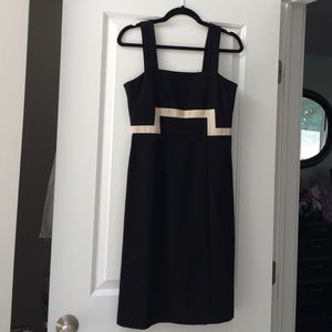Diane von Furstenberg black dress size 8 DVF