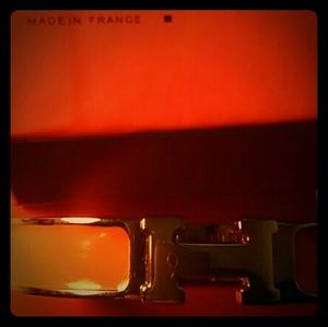 Hermes enamel bracelets