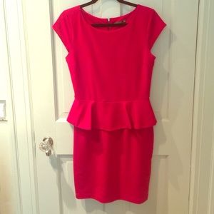 Red Peplum dress
