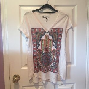 Lucky Brand hamsa tee