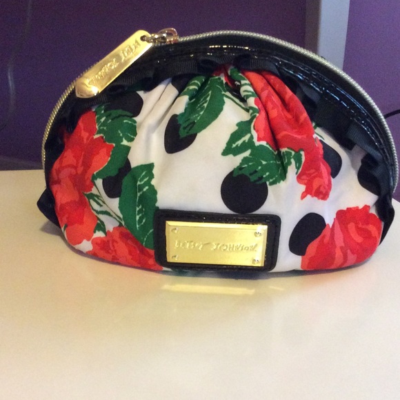 Betsy Johnson Rose makeup bag!