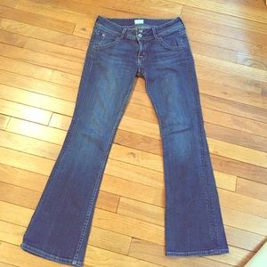 Hudson petite signature boot cut jeans
