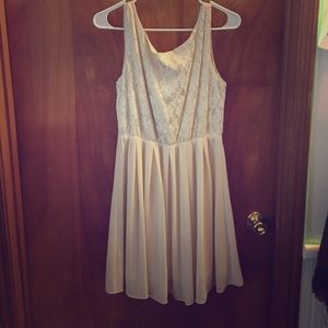 Cream Dress