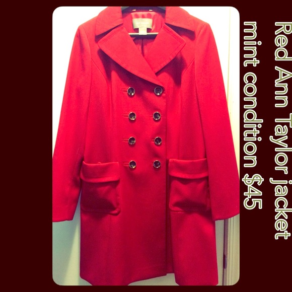 Beautiful red Ann Taylor jacket