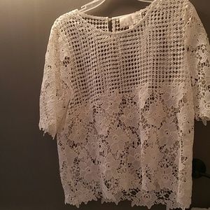 J.O.A Los Angeles Lace Shirt