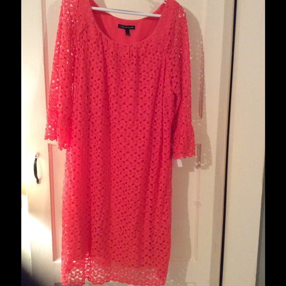 Lace Salmon Dress