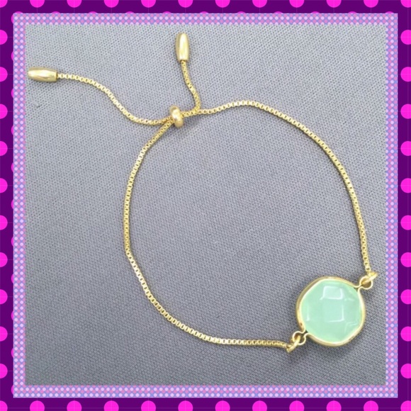 Boutique Jewelry - 💚GORGEOUS Mint Stone Pull-Slider Bracelet💚