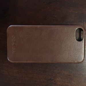 Coach leather iPhone 5/s case