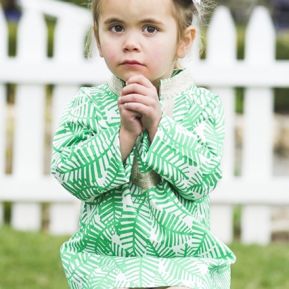 LAST ONE!! Luxe Leaves Kids Tunic