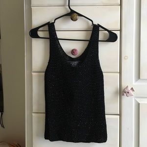 Carmen Marc Valvo beaded tank