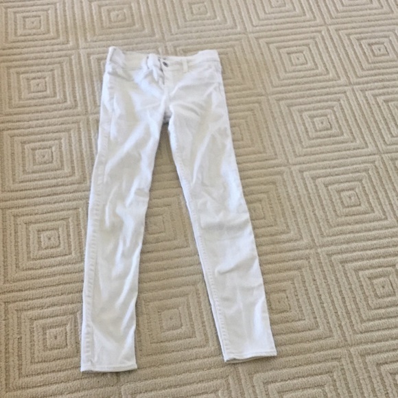 14 slim white skinny jeans Abercrombie kids