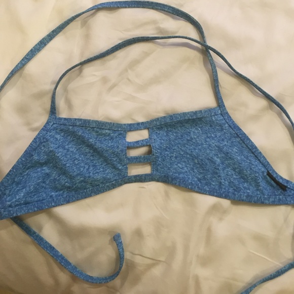 SOLD Jolyn Heathered Blue Misfit Top