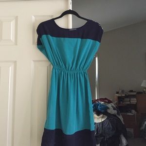 Teal/navy blue dress from Nordstrom