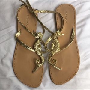 Seahorse Gold Sandals