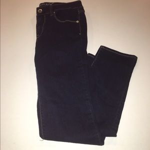 dark wash skinny jeans