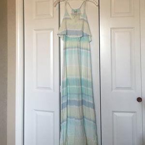 Lauren Conrad pastel maxi dress