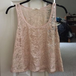 Forever 21 lace tank/crop top