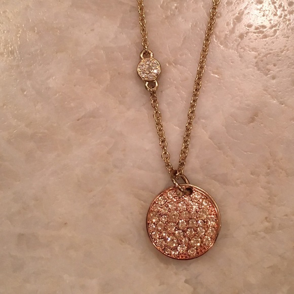 Rose Gold Circle Necklace ✨