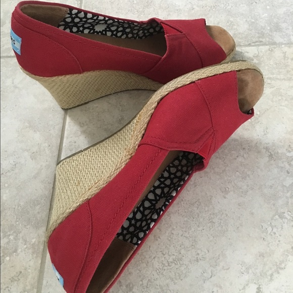Red Toms wedges