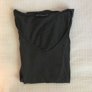 🎉SALE 24 HRS 🎉Brandy Melville grey vneck