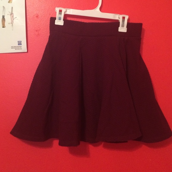 Textured Skater Skirt