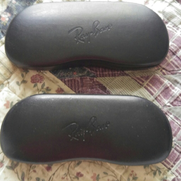 Ray Ban lot of 2 glasses cases