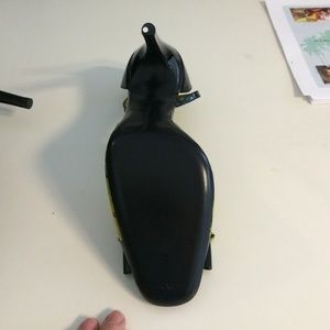 Bottega Veneta black ankle strapped pumps