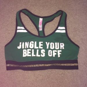 PINK Holiday sports bra
