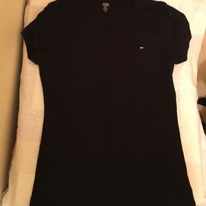 Tommy Hilfiger's black shirt
