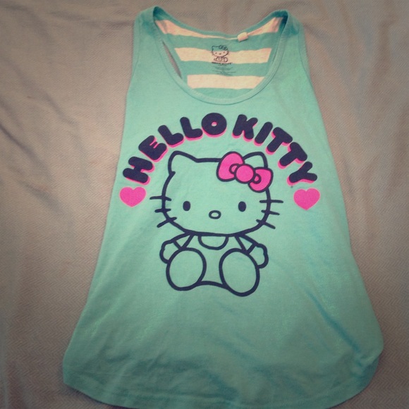 Hello kitty tank top worn once size xl