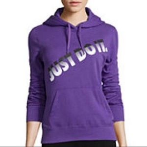 Purple Nike hoodie