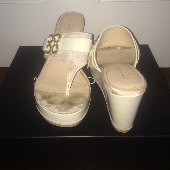 Coach sandal wedges