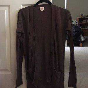 Brown cardigan from Target