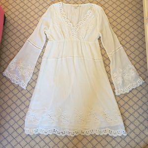 Beautiful BRAND NEW White Sun Dress