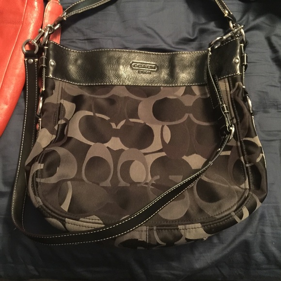Coach black purse