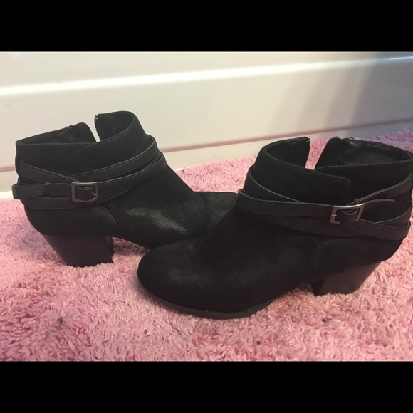 Black Suede Boots - Picture 2 of 4