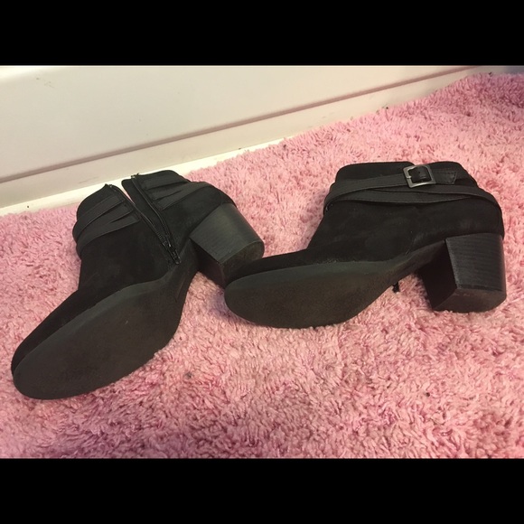 Black Suede Boots - Picture 3 of 4