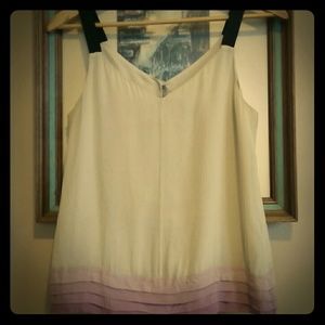 Cute beige with accents top