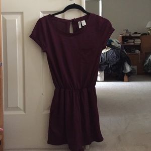 H&M maroon romper