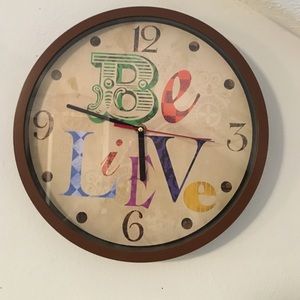 Believe clock