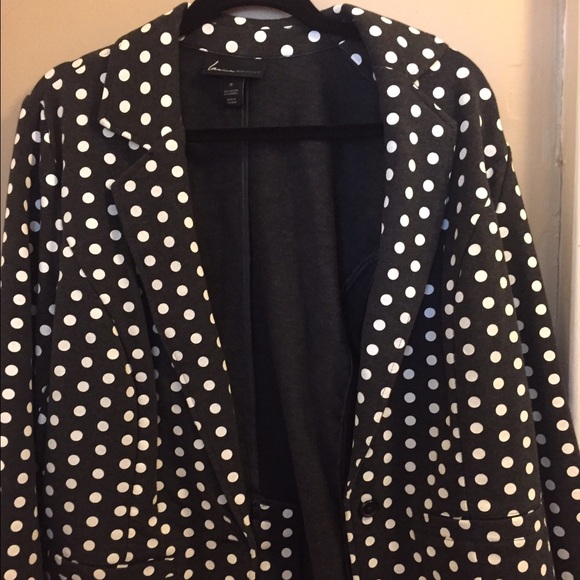 A polka dot blazer- amazing! Funky and comfy!