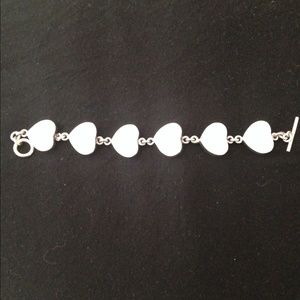 Sterling silver heart Bracelet
