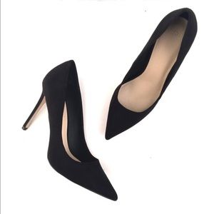 ASOS black suede pumps
