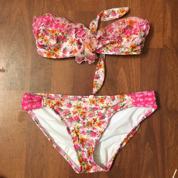 Floral Bathing Suit - Like New