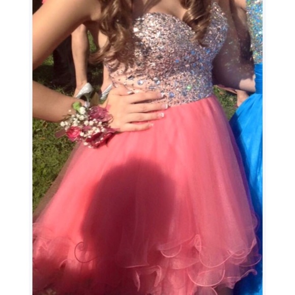 Light Pink Homecoming Dress - Picture 1 of 3