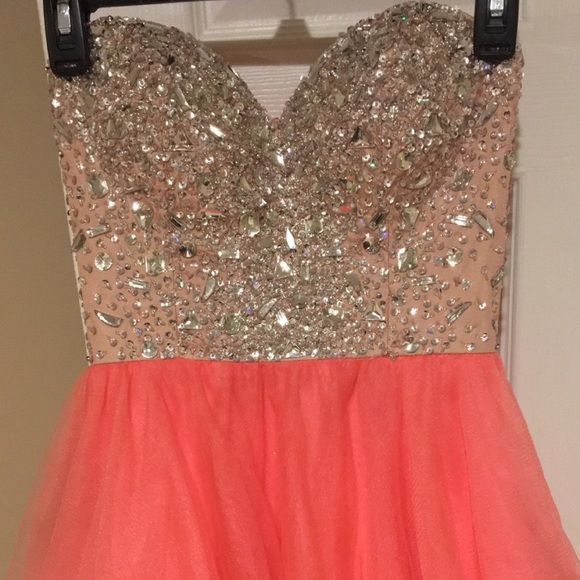 Light Pink Homecoming Dress - Picture 2 of 3