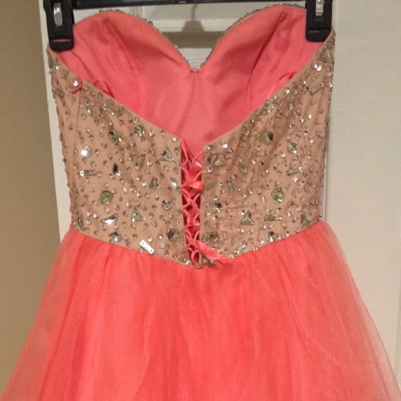 Light Pink Homecoming Dress - Picture 3 of 3