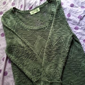 🔸FINAL PRICE🔸Grey 3/4 Sleeve Knit Sweater