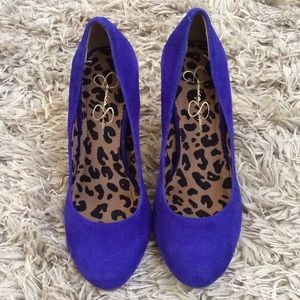 Royal Blue Suede Pumps